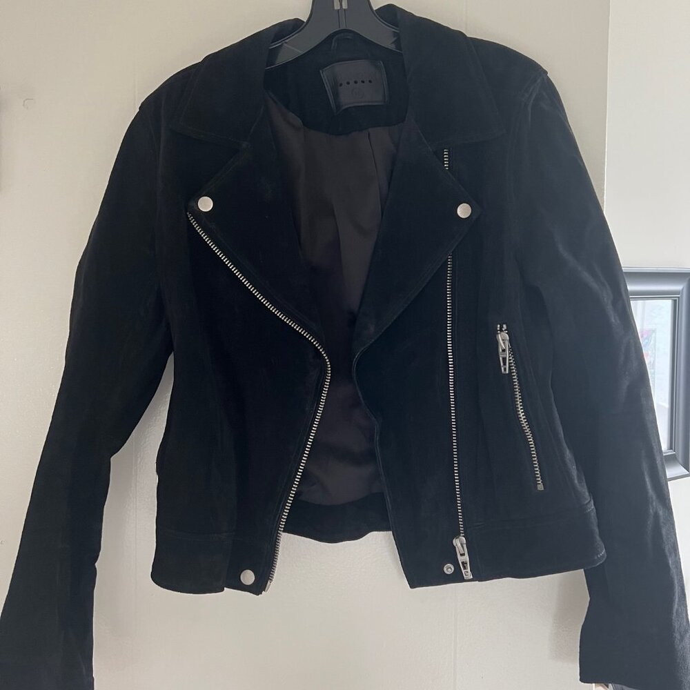 Blank NYC Suede Moto Jacket